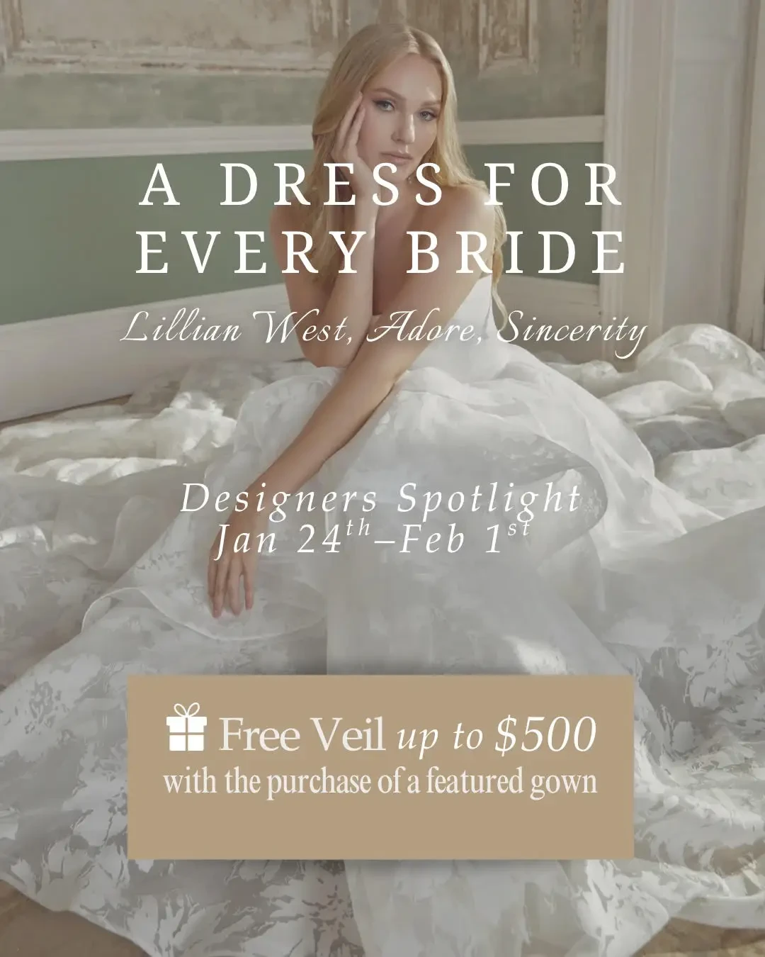 A Dress for Every Bride: Featuring Adore, Lillian West &amp; Sincerity Image
