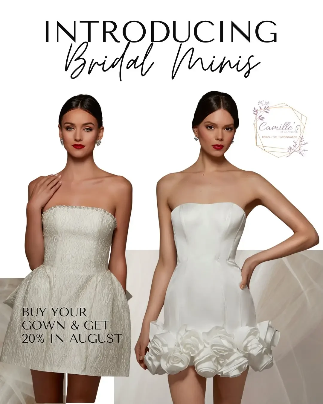 More Than One Yes: Introducing Bridal Minis at Camille's. Desktop Image
