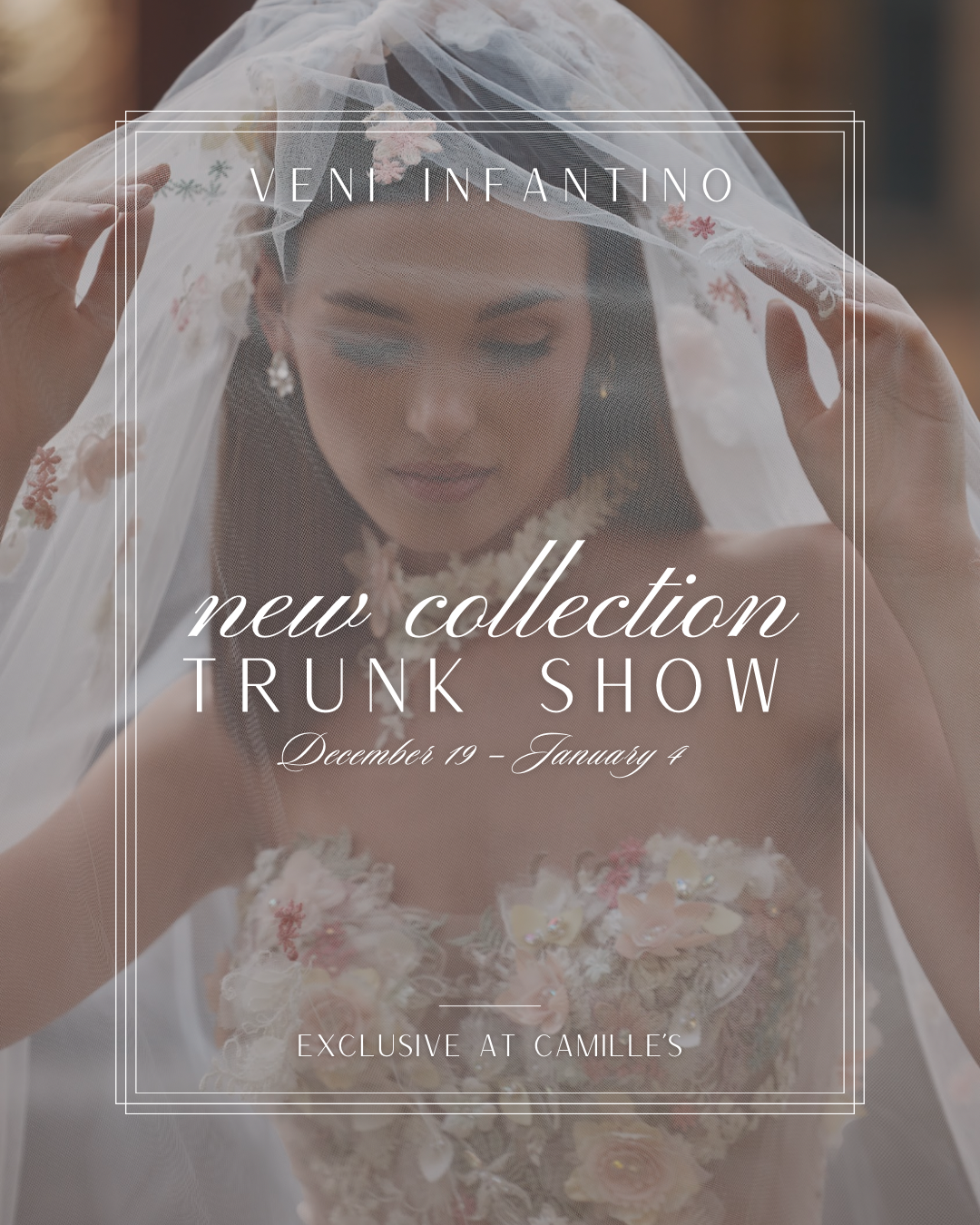 The Veni Infantino Collection Arrives at Camille’s. Mobile Image