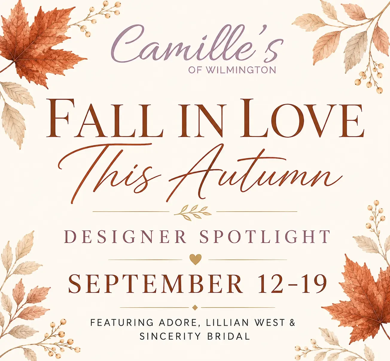 Fall in Love This Autumn Designer Spotlight Main Image