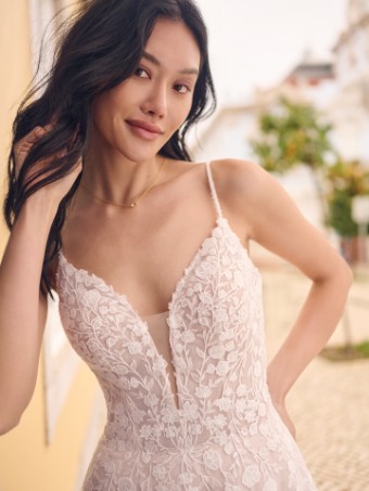 Maggie Sottero Style #EDWINA (23MS617A01 - Sparkle tull with embellished lace motifs) #0 thumbnail