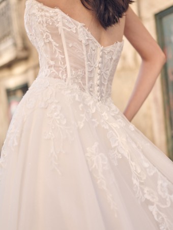 Maggie Sottero Style #Danielle Lane (23MT048C11 - added hem lace, unlined, sparkle tulle 1) #1 thumbnail