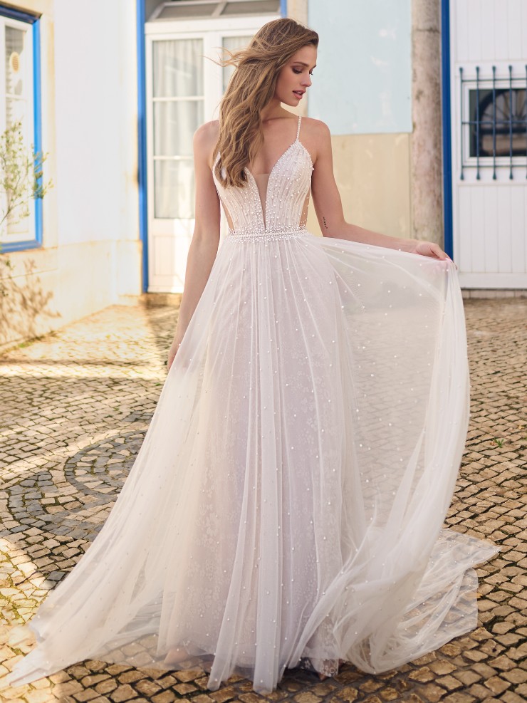 Maggie Sottero Style #BETSY (23MB694A01 - patterned glitter tulle) Default Thumbnail Image