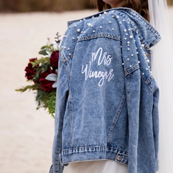 Heirloom Bridal Style #Classic Pearl Studded Jacket #0 thumbnail