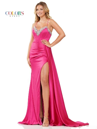 Colors Dress Style #3305 #0 default Hot Pink thumbnail