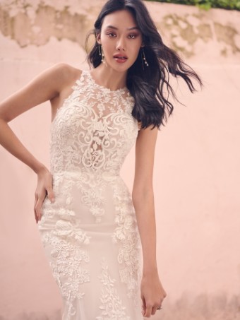 Maggie Sottero Style #CLAIRE #0 All Ivory (gown with Ivory Illusion) thumbnail