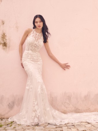 Maggie Sottero Style #CLAIRE #2 All Ivory (gown with Ivory Illusion) thumbnail