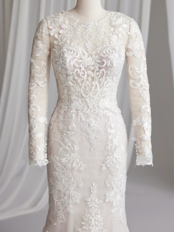 Maggie Sottero Style #CLAIRE #6 All Ivory (gown with Ivory Illusion) thumbnail