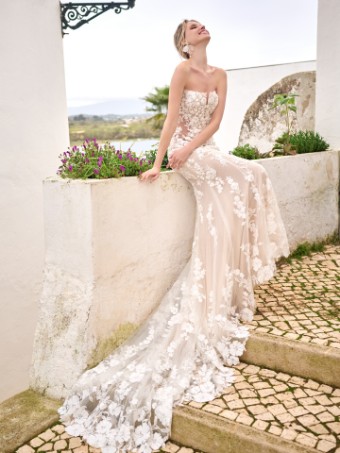 Sottero and Midgley Style #ADELAIDE #1 Ivory over Nude (gown with Natural Illusion) thumbnail