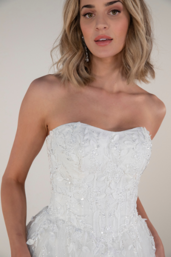 Stella York Style #7974 #12 (IV-IV) Ivory Lace and Tulle over Ivory Gown thumbnail