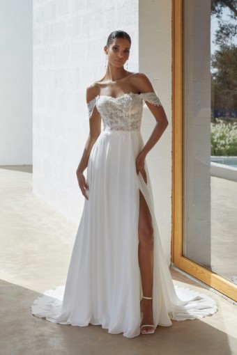 Adore by Justin Alexander Style #11345 #6 Ivory/Latte thumbnail