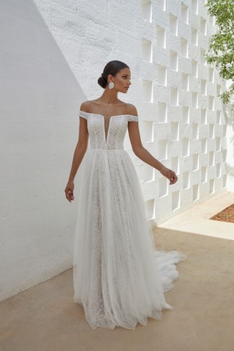Adore by Justin Alexander Style #11358 #4 Nude/Ivory/Latte thumbnail