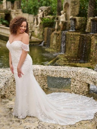 Christina Wu Love Style #29470 #8 default Ivory Multi thumbnail