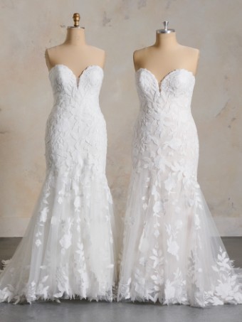 Maggie Sottero Style #BRIDGET #1 Ivory over Soft Blush (gown with Natural Illusion) thumbnail