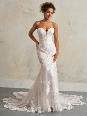 Maggie Sottero Style #BRIDGET #0 Ivory over Soft Blush (gown with Natural Illusion) thumbnail