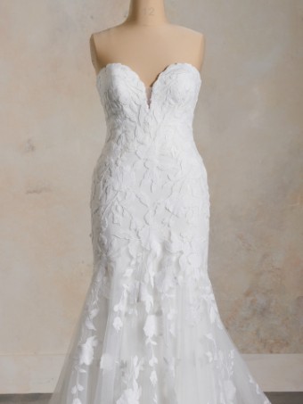 Maggie Sottero Style #BRIDGET #2 Ivory over Soft Blush (gown with Natural Illusion) thumbnail