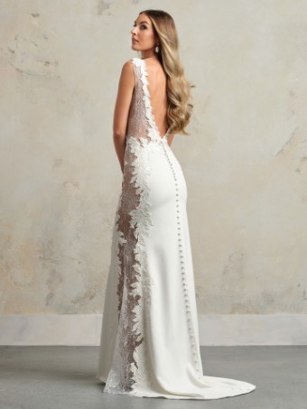 Maggie Sottero Style #NAVI #1 Ivory (gown with Natural Illusion) thumbnail