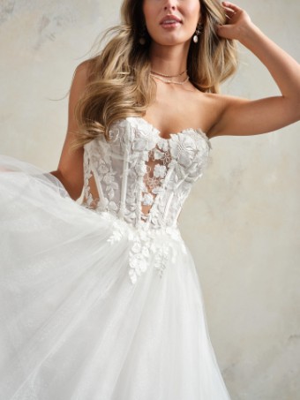 Maggie Sottero Style #ANGELETTE #2 Ivory (gown with Natural Illusion) thumbnail