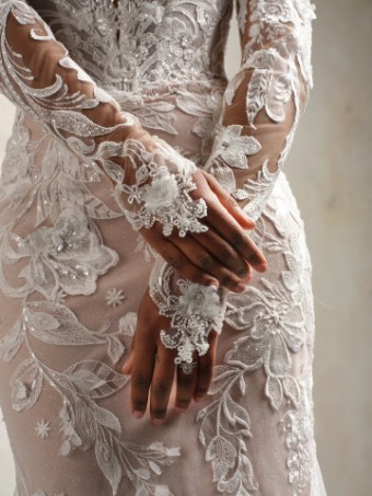 Sottero and Midgley Style #NYJAH #1 Ivory over Soft Blush (gown with Ivory illusion) thumbnail