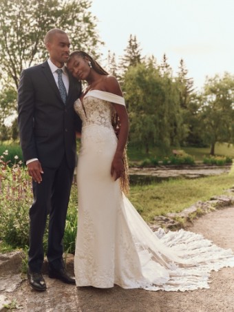 Maggie Sottero Style #YARA #1 Ivory (gown with Natural Illusion) thumbnail