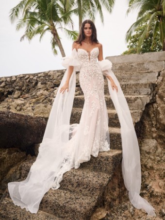 Sottero and Midgley Style #TANICA #2 Ivory/Silver Accent (gown with Ivory Illusion) thumbnail