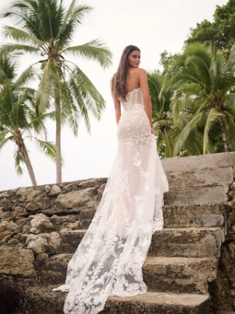 Sottero and Midgley Style #TANICA #4 Ivory/Silver Accent (gown with Ivory Illusion) thumbnail