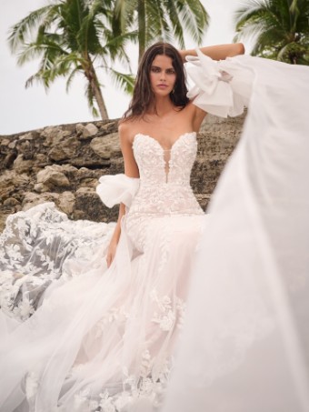 Sottero and Midgley Style #TANICA #1 Ivory/Silver Accent (gown with Ivory Illusion) thumbnail