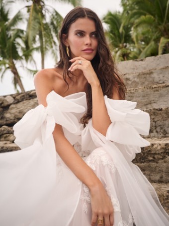 Sottero and Midgley Style #TANICA #3 Ivory/Silver Accent (gown with Ivory Illusion) thumbnail