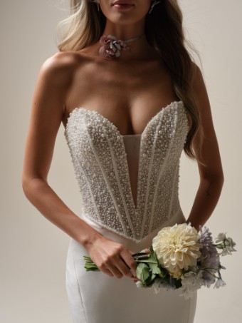 Maggie Sottero Style #TINA #1 Ivory (gown with Natural Illusion) thumbnail
