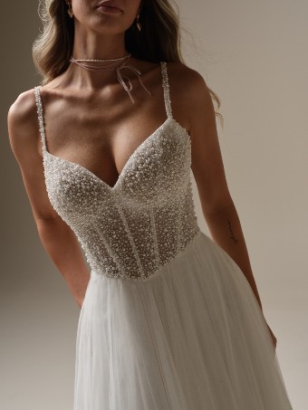 Maggie Sottero Style #GRETCHEN #3 All Ivory (gown with Ivory Illusion) thumbnail