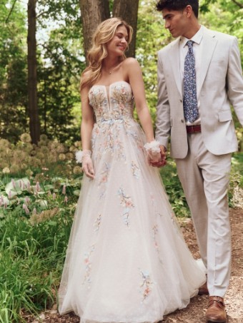 Maggie Sottero Style #ZEPHYRINE #0 Ivory/Blush Accent over Blush (gown with Natural Illusion) thumbnail