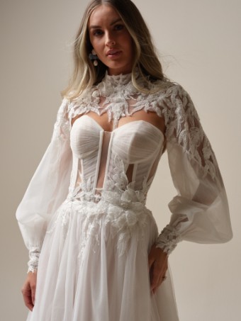 Maggie Sottero Style #ARDEN #3 Ivory over Blush (gown with Natural Illusion) thumbnail