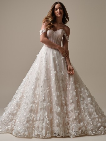 Sottero and Midgley Style #ZAYN #11 All Ivory (gown with Ivory Illusion) thumbnail