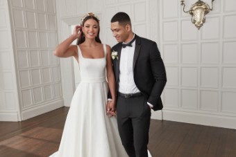 Sincerity Bridal by Justin Alexander Style #44357 Brocade #9 Ivory/Nude thumbnail