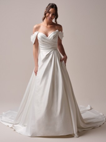 Rebecca Ingram Style #HANNAH (25RS917A01) #0 Diamond White thumbnail