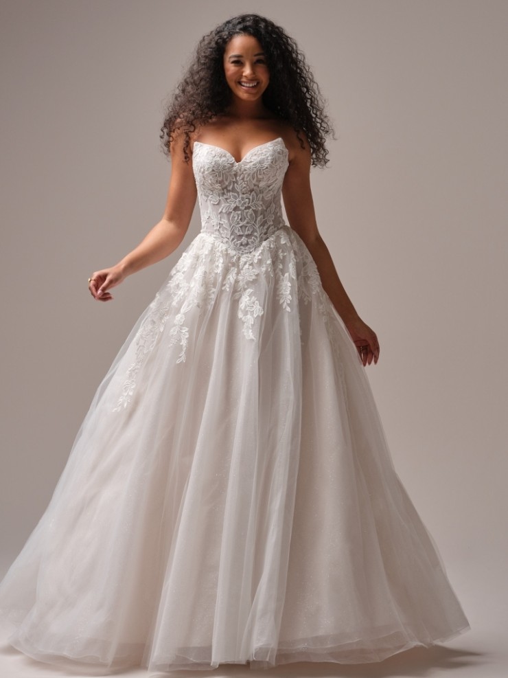 Rebecca Ingram Style #PAIGE (25RS919A02 - Unlined bodice, Plain tulle) Default Thumbnail Image