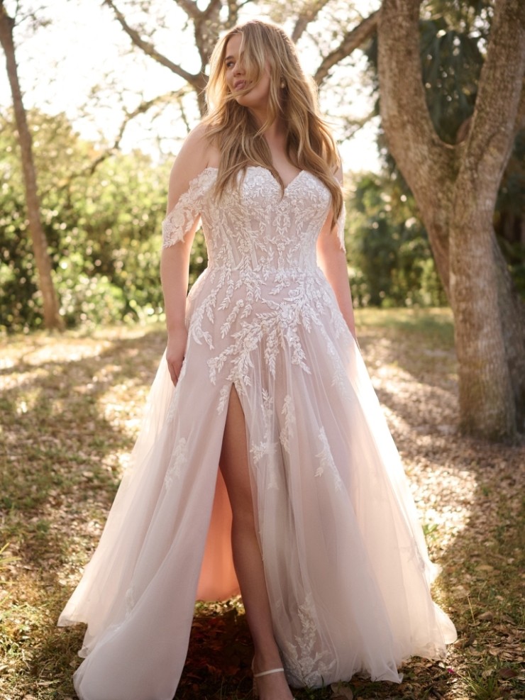 Rebecca Ingram Style #VICTORIA (25RB875A01 - Unlined bodice, Glitter tulle) Default Thumbnail Image