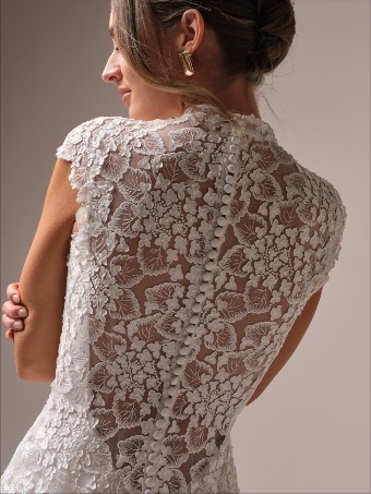 Maggie Sottero Style #AUBURN #3 Ivory over Soft Pearl (gown with Ivory Illusion) thumbnail