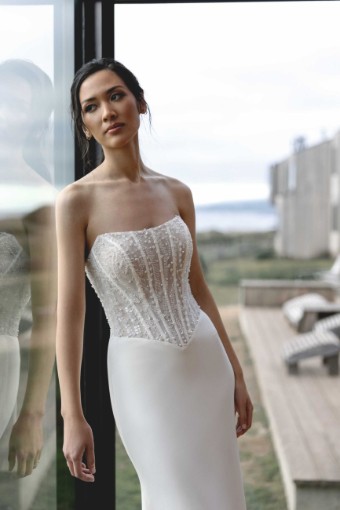 Adore by Justin Alexander Style #11411 #4 Ivory/Latte thumbnail