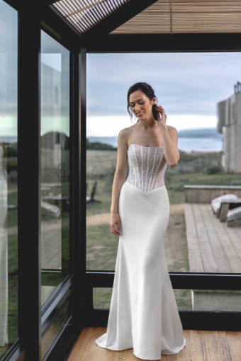 Adore by Justin Alexander Style #11411 #3 Ivory/Latte thumbnail