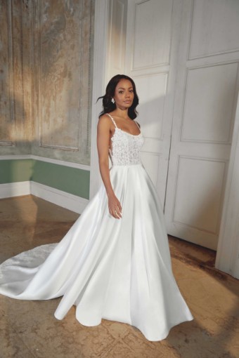 Justin Alexander Sincerity Style #44539 #13 Ivory/Latte thumbnail