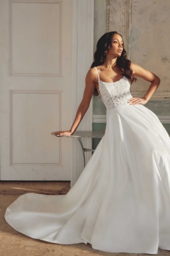 Justin Alexander Sincerity Style #44539 #25 Ivory/Latte thumbnail