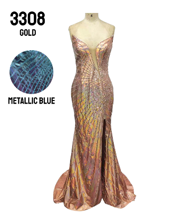 Johnathan Kayne Style #3308 #4 default Metallic Blue thumbnail