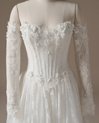 Maggie Sottero Style #Kitaro #1 All Ivory (gown with Ivory Illusion) thumbnail