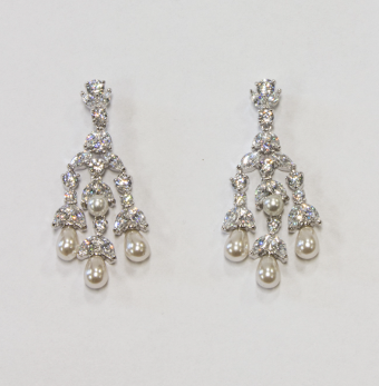 White Gem Design USA Style #E1847 #0 thumbnail