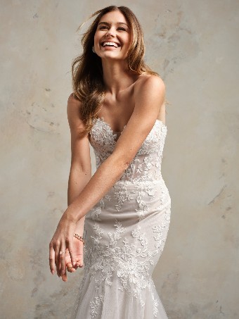 Maggie Sottero Style #SASKIA #4 Ivory/Soft Beige/Natural Illusion thumbnail