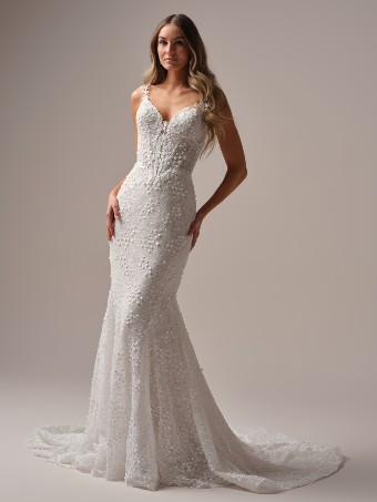 Rebecca Ingram Style #ISABELLA (25RB882A01 - Unlined bodice) #0 Ivory/Soft Blush thumbnail