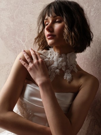 Sottero and Midgley Style #BURKE LANE #3 All Ivory (gown with Ivory Illusion) thumbnail