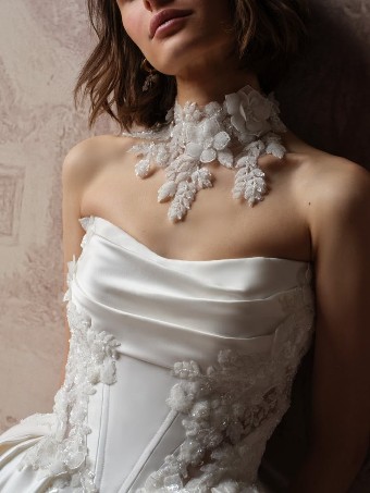 Sottero and Midgley Style #BURKE LANE #2 All Ivory (gown with Ivory Illusion) thumbnail