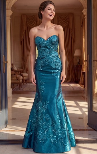 Jovani Style #52772 #0 default Peacock thumbnail
